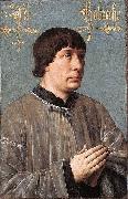 Hans Memling Portrait of Jacob Obrecht oil on canvas